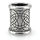 Stainless steel beard pearl Celtic knots silver 6 mm inner diameter