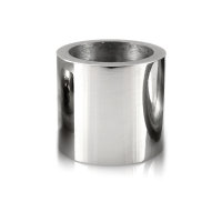 stainless steel beard pearl silver 8 mm inner diameter