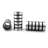 Modern stainless steel beard pearl silver 7 mm inner diameter