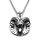 Stainless steel necklace ram with valknut and viking symbols