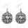 Stainless steel earrings Yggdrasil two worlds