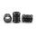 Modern Stainless Steel Beard Pearl Black - 6 mm inner diameter